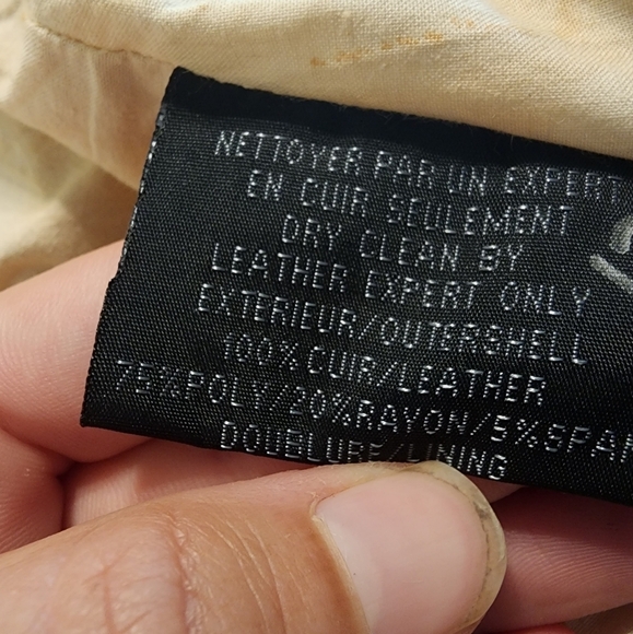 Bod & Christensen leather moto jacket brown size large - Picture 15 of 16